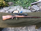 AHLMAN CUSTOM RIFLE w SCOPE MARKED 243 WIN. VG CONDITION - 2 of 15