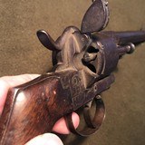 RARE CIVIL WAR ERA LEFAUCHEUX PINFIRE PISTOL FLORAL ENGRAVING - 5 of 13