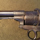 RARE CIVIL WAR ERA LEFAUCHEUX PINFIRE PISTOL FLORAL ENGRAVING - 3 of 13