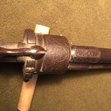 RARE CIVIL WAR ERA LEFAUCHEUX PINFIRE PISTOL FLORAL ENGRAVING - 4 of 13