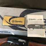 BERETTA MODEL A303 12GA SEMI-AUTO SHOTGUN W EXTRA BARREL ORIGINAL PAPERWORK&BOX - 7 of 15