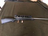 MARLIN 880 STAINLESS STEEL .22SYNTHETIC STOCK w/TASCO 4-16 SCOPE