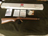 RUGER 10/22 NEW MINT CONDITION HARDWOOD STOCK w/original box and papers - 2 of 9