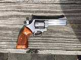 VINTAGE STAINLESS SMITH AND WESSON 686-3 .357 MAGNUM VG CONDITION - 3 of 12