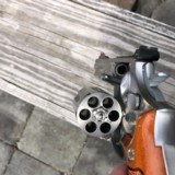 VINTAGE STAINLESS SMITH AND WESSON 686-3 .357 MAGNUM VG CONDITION - 11 of 12