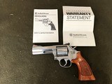 VINTAGE STAINLESS SMITH AND WESSON 686-3 .357 MAGNUM VG CONDITION - 10 of 12