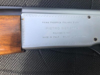 RARE BERETTA GOLDEN LARK 12ga. SEMI-AUTO SHOTGUN VG CONDITION - Image 5 of 12