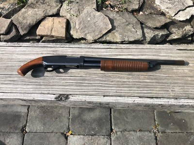 RARE PISTOLGRIPSTEVENS/SAVAGE MODEL 77E 12Ga. COWBOY ACTION SHOTGUN - Image 1 of 11