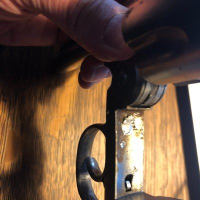 ANTIQUE TOP BREAK SMITH AND WESSON 1ST.MODEL? .44 Cal REVOLVER - Image 11 of 13
