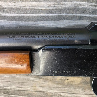 VINTAGE ITHACA M-66 20Ga SUPERSINGLE MADE IN USA - Image 3 of 10