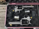 MATCHED PAIR STAINLESS RUGER NEW VAQUERO .357 SASS CONSECTIVE SERIAL NUMBERS - 6 of 10