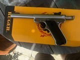 RUGER STAINLESSMARK 2 TARGET PISTOL.22lr. w/ORIGINAL BOX AND PAPERWORK - Image 6 of 12
