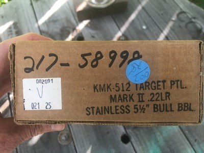 RUGER STAINLESSMARK 2 TARGET PISTOL.22lr. w/ORIGINAL BOX AND PAPERWORK - Image 4 of 12