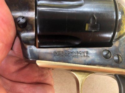 IVER JOHNSON UBERTI SA .44 MAG PISTOL w/HOLSTER - Image 9 of 12