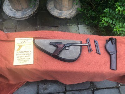 VINTAGE COLT HUNTSMAN .22 SEMI-AUTO PISTOL w/HOLSTER - Image 8 of 8