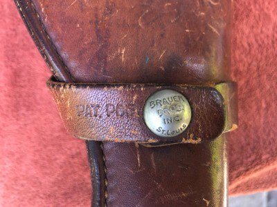 ANTIQUE COWBOY SHOOTER BIFFAR HOLSTER ,LEATHER AMMO BELTS AND SLINGS - Image 10 of 11