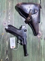 1938 Mauser S/42 Luger 9mm With Holster Good Condition - 12 of 12