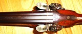 Double Flintlock Shotgun, 50 Caliber,
L&R Locks, Burled Walnut, 5lb 2 oz, Custom Build, Muzzleloader - 11 of 13