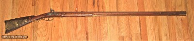 Ron Scott Custom Lancaster Rifle, Swamped Getz Barrel, Bob Roller Lock, 45 Caliber, Engraved, Carved