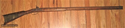 Lancaster Rifle by Doc Goby, 40 Cal, Curly Maple, Bill Large Barrel, Bob Roller Percussion Lock
