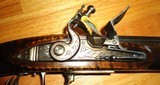 Custom Buck's County 50 Caliber Flintlock Rifle, Swamped Barrel, Siler Lock, Curly Flame Maple Stock - 14 of 15