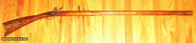 Andrew Fautheree Flintlock Rifle 50 Cal Bill Large Barrel Muzzleloader Curly Maple
