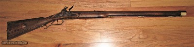 Jaeger Flintlock Rifle, 50 Cal Getz, Davis Lock, Curly Maple Custom Swamped, DW Hagy