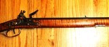 Lancaster Flintlock Rifle, 45 Cal, Siler Lock, Curly Maple, Engraved. Siler Double Set Triggers, German Silver Furniture - 3 of 15