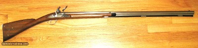 Ed Wenger, Twigg Half stock flintlock fowler. Unfired 10 gauge Rice Barrel, Hooked Breech, Chamber's Lock