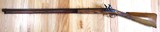 Left Handed English Sporting Rifle, Swamped 45 Caliber Flintlock Half Stock