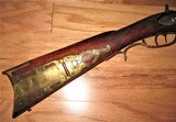 Antique SXS John Crossland Combo Rifle (.335 cal) / Smoothbore (.42 cal) Percussion Double Muzzleloader - 2 of 15