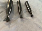 Brownells , carbide dove tail cutters for Novak front and rear sights on 1911, small 60 degree dovetail cutter, carbide - 3 of 3