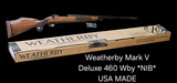 Weatherby Mark V Deluxe 460 Wby *New in Box* USA MADE - 1 of 18