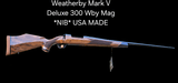 Weatherby Mark V Deluxe 300 Wby Mag *NIB* USA MADE - 1 of 16