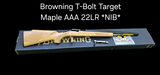 Browning T-Bolt Target AAA Maple 22LR *NIB*