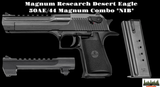 Magnum Research Desert Eagle MK XIX 50AE/44 Mag Combo *NIB* - 1 of 2