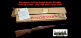 Winchester 70 Fwt Super Grade 270 Win *Unfired in Box* Ultra Rare 486 made - 1 of 6