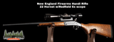 New England Firearms Handi Rifle 22 Hornet w/Redfield 6x scope - 1 of 20
