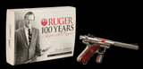 Ruger MKIV Competition 22LR 100 Years *Unfired in Box* Only 1000 made 2016 - 4 of 12