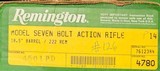 Remington Seven 222 Rem w/original box & papers *Ultra Rare* Disc-1984 - 20 of 20