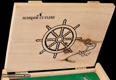 Schrade Scrimshaw Knife Set -Moby Dick- USA MADE - Image 4 of 5