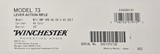 Winchester 1873 Competition Carbine High Grade 45 Colt -NIB- Serial# 73 - 16 of 16