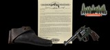 Smith & Wesson 1917 45ACP w/holster & letter -MADE IN 1918- ORIGINAL - 1 of 19