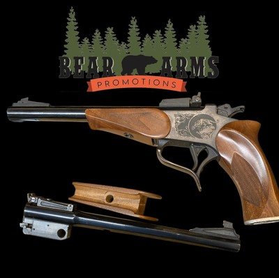 Thompson Center Contender 223 Rem w/extra 45ACP barrel & forearm 10