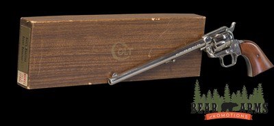 Colt Single Action Scout Buntline 22LR/22 Magnum Nickel -Unfired in the Box- MADE 1969 - Image 1 of 12