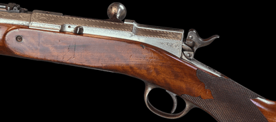 Remington Keene Sporting Rifle 45-70 RARE EXHIBITION GRADE NICKEL ENGRAVED - Image 17 of 20
