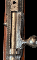 Remington Keene Sporting Rifle 45-70 RARE EXHIBITION GRADE NICKEL ENGRAVED - Image 6 of 20