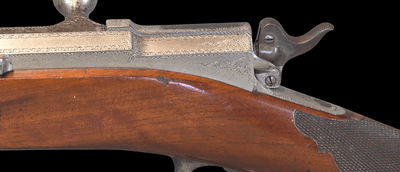 Remington Keene Sporting Rifle 45-70 RARE EXHIBITION GRADE NICKEL ENGRAVED - Image 19 of 20