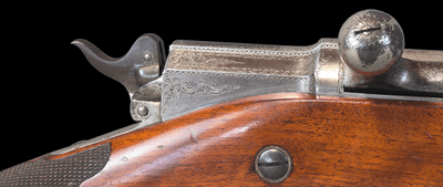 Remington Keene Sporting Rifle 45-70 RARE EXHIBITION GRADE NICKEL ENGRAVED - Image 3 of 20