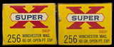 (2) full boxes of Western Super X 256 Winchester Magnum 60 Grain ammo - 2 of 8